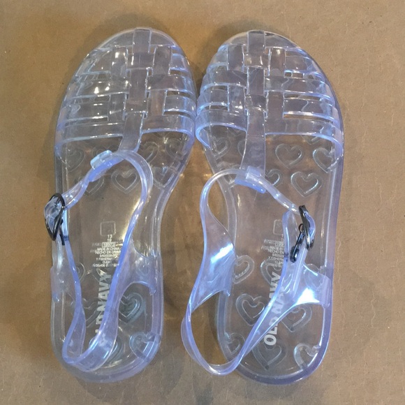 old navy clear jelly sandals